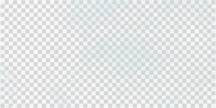 Full frame white grunge texture overlay with subtle chromatic aberration and digital noise, glitch effect, fading from corner to corner. Editable illustration. vector