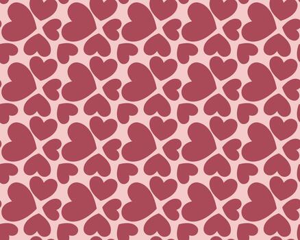 Heart Pattern. Isolated background vector