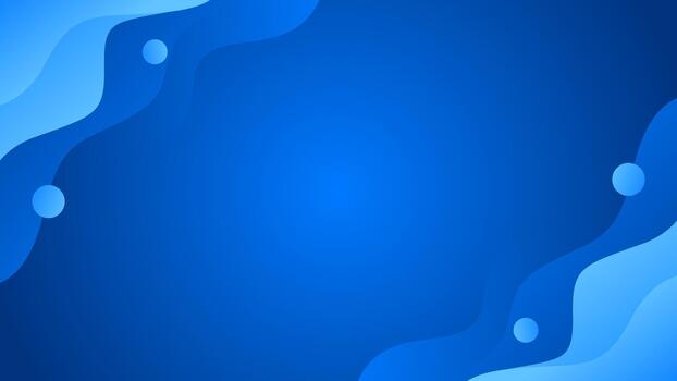 Abstract blue gradient fluid wave background. Modern dynamic wallpaper. Template banner background vector