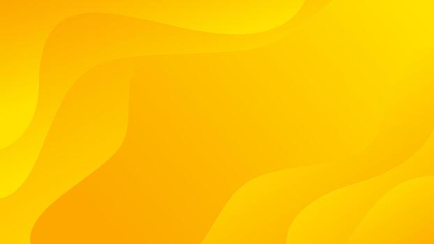 Abstract yellow gradient fluid wave background, bright flowing shapes. Modern dynamic wallpaper for sale banners, ads, business templates, presentations, websites and pages vector