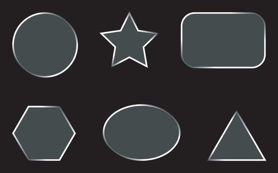 líquido vaso ligero marco, vaso panel conjunto para en línea y móvil aplicaciones, y de aspecto futurista tecnología tablero marco vector