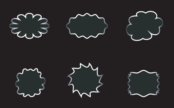 un futuro tecnología marco, un colección de vaso paneles para móvil y web aplicaciones, y ligero marco líquido vaso vector