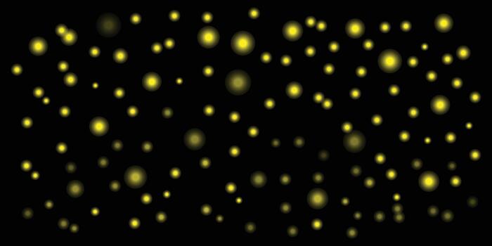 vibrante amarillo ligero círculos bokeh cubrir digital resumen modelo vector