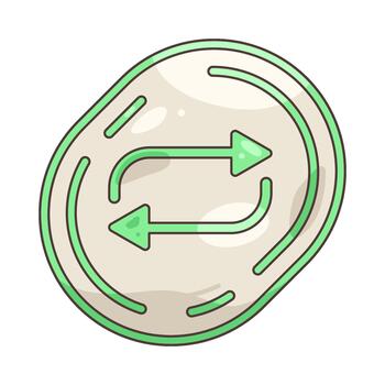 ilustración de lazo flecha vector