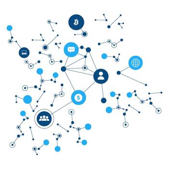 Internet red conexión. Internet de cosas vector