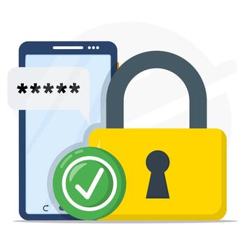 alfiler código contraseña proteccion concepto. concepto de personal datos proteccion, ciber seguridad, antivirus, hacker y programa malicioso vector