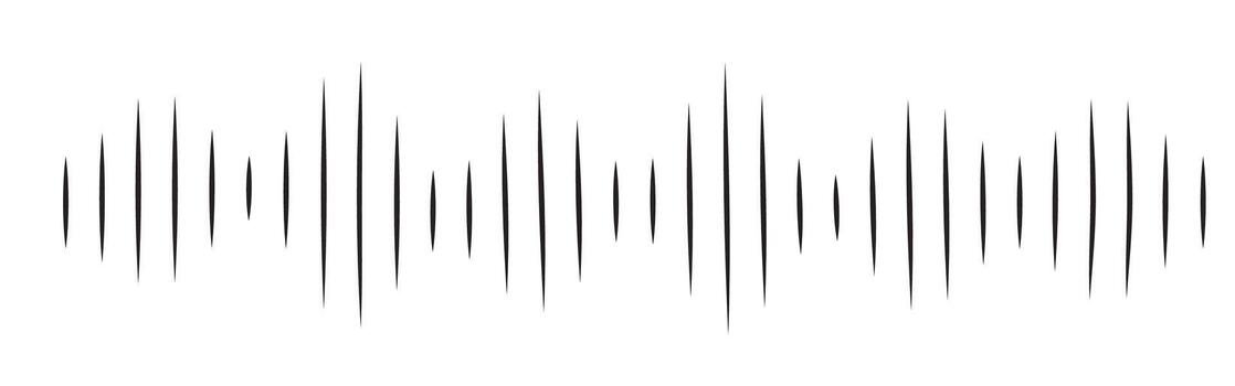 Podcast soundwave.Mobile speech audio.Sound wave.Record music player.Music player sound bar.Frequency Line Symbols.Sign, symbol, icon or logo.Flat design.Record interface. vector