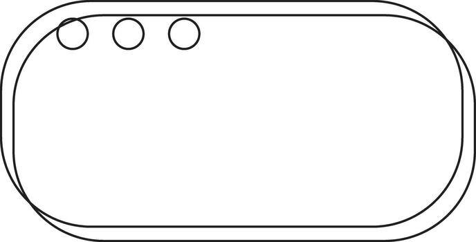 Hand Drawn Retro Frame Text Box. vector