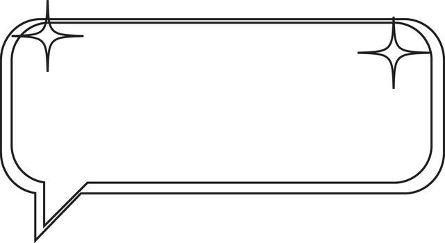 Retro Text Box with Geometric Shape vector