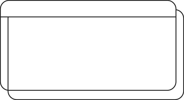 retro texto caja en geométrico forma vector