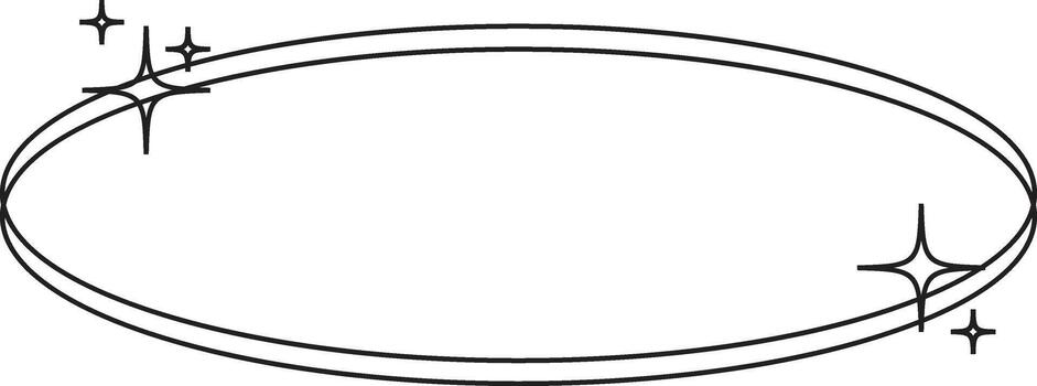 Hand Drawn Retro Frame Text Box on White Background vector