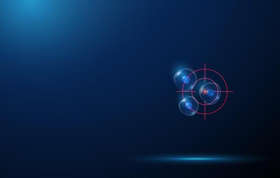 vástago célula racimo dentro un digital objetivo dirigido célula terapia, precisión regenerador medicamento, personalizado tratamiento, gene edición, revisado diferenciación concepto. vector