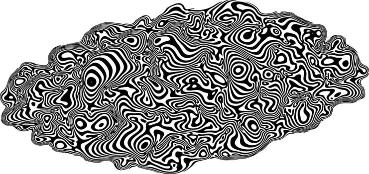 Abstract Black and White Pattern A Unique and Eye-Catching Design vector