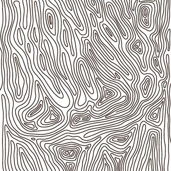 Topographic map hand drawn linear background. Abstract terrain elevation map. Grid Contour map. Geography concept. Wavy background. lines illustration. vector