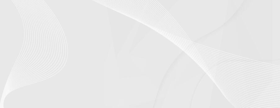 Abstract white and gray flowing lines background minimal texture vector