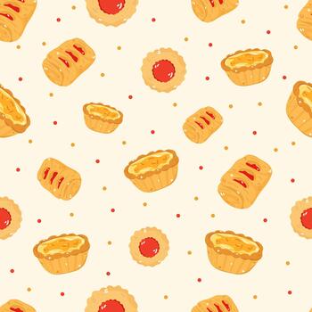 bakery Seamless Pattern vector