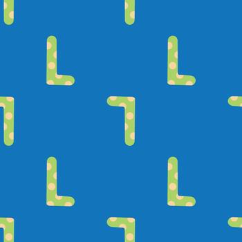 Seamless pattern with the number seven. Endless textures for your design vector