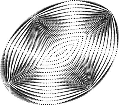 Blob-like amoeba mesh form with rounded edges, flowing lines, and organic distorted structure. vector
