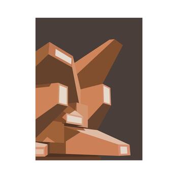 Geometric Architectural Structure vector