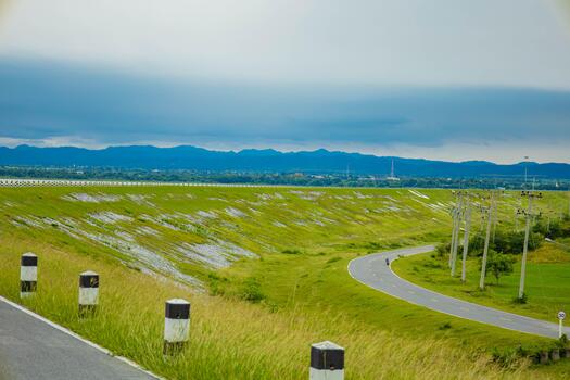 el nubes crear un dinámica modelo a través de el cielo. foto