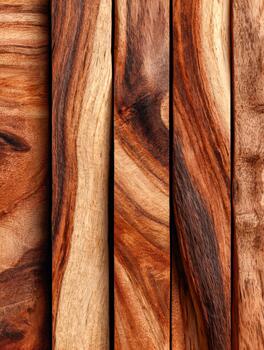 hermosa madera textura presentando Rico colores y único patrones en tablones foto