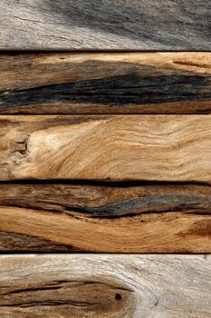 hermosa rústico de madera tablones con único grano patrones y texturas foto