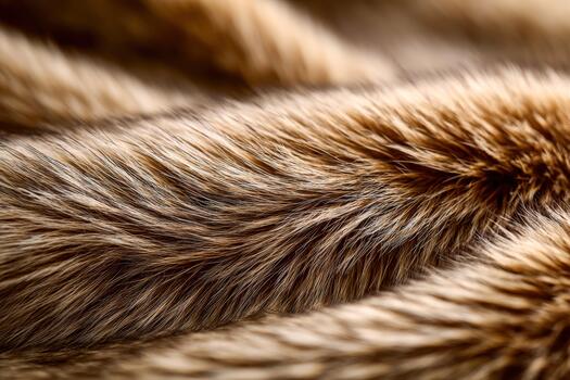Soft golden fur pattern captured close up, showcasing texture and colors photo