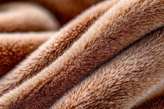 Soft brown fabric showcasing smooth texture and warmth for cozy settings photo