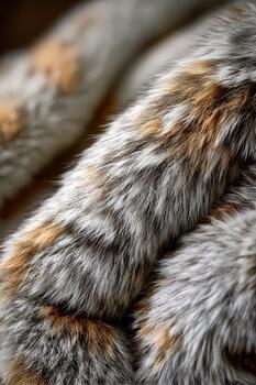 suave y calentar piel con único patrones desde un acogedor cobija o Saco foto