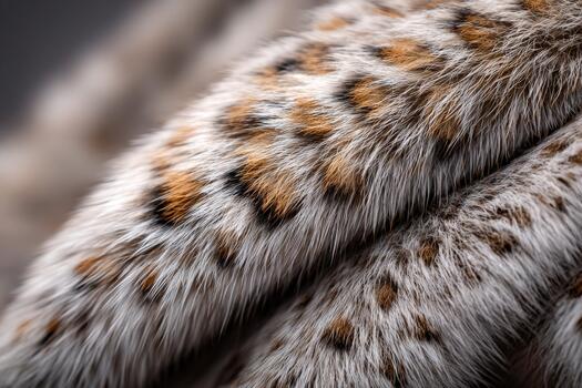 Close-up view of textured animal fur with unique patterns and colors photo