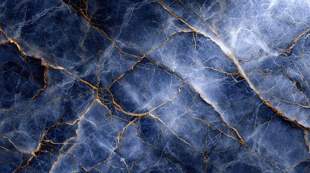 oscuro azul mármol resumen antecedentes con oro las venas para elegante diseño foto