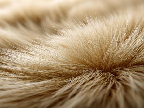 Soft golden fur surface with delicate, fluffy texture on a gentle background photo
