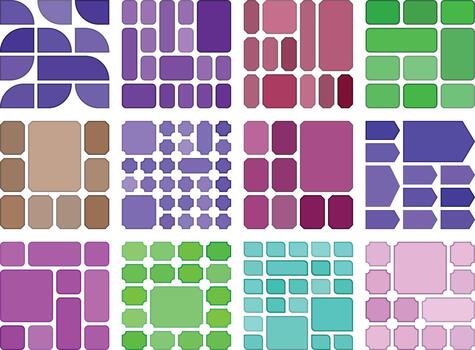 High end bento grid design bundle for polished aesthetic compositions vector