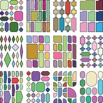 Elegant bento grid collection for enhanced user experience vector