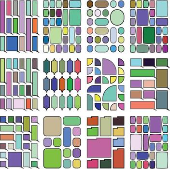 Modern clean layout compositions crafted for premium design aesthetics vector