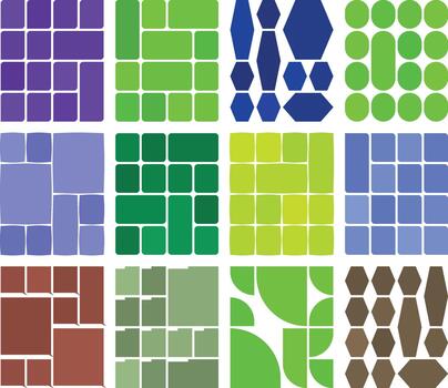 Elegant professional grid collection for polished interface visuals vector