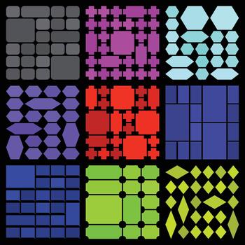 Refined bento design grids perfect for enhanced digital presentations vector