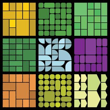 elegante organizado bento interfaz plantillas ideal para sitios web aplicaciones y tableros vector