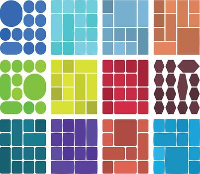 limpiar elegante bento cuadrícula diseño hecho a mano para suave moderno visual preparativos vector