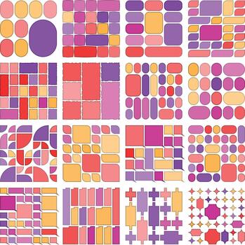 versátil moderno bento estilo interfaz componentes para pulido diseño presentaciones vector