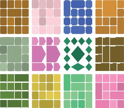 sencillo suave bento cuadrícula diseño obra de arte hecho a mano para creativo digital proyectos vector