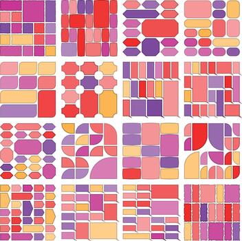 Elegant structured bento grid concepts suitable for creative designers vector