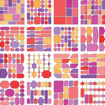 versátil limpiar bento cuadrícula diseño visuales ideal para creativo Tareas vector