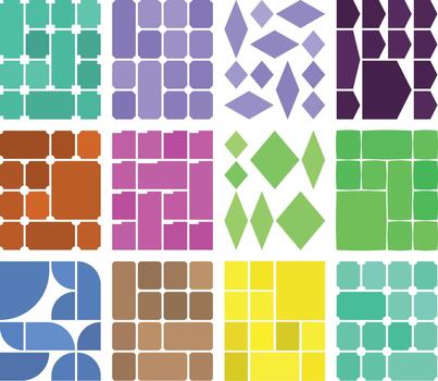 Custom bento grid collection for streamlined website and app layouts vector