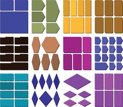 Modern interface ready bento grid concepts for clean visual design vector