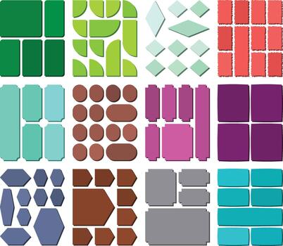 elegante estructurado bento diseño visuales hecho para moderno diseñadores vector