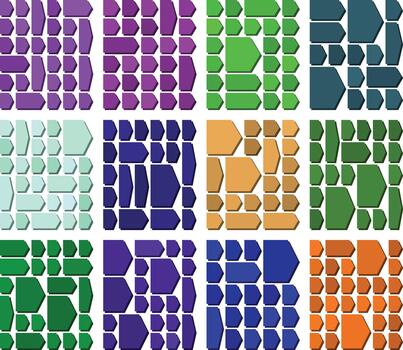 Unique arrow chevron graphics crafted for bold modern layout aesthetics vector