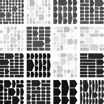 Smooth modern chevron arrow assets crafted for stylish professional UI use vector