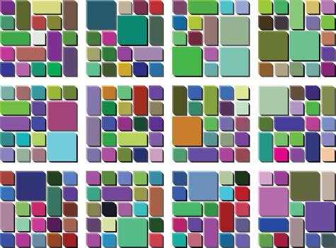 Smooth Asymmetric Leaf Style Bento Grid Elegant Leaf Bundle For Graphics vector