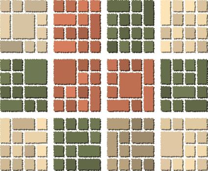 Bold Abstract Pixel Glitch Grid Design With Vivid Artistic Digital Distortions vector